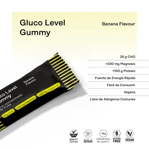 Barrita Energética GUMMY 40g Banana - 101 Other Level - Image 2